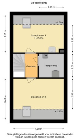 Floorplan - Mesdag 25, 2681 MZ Monster